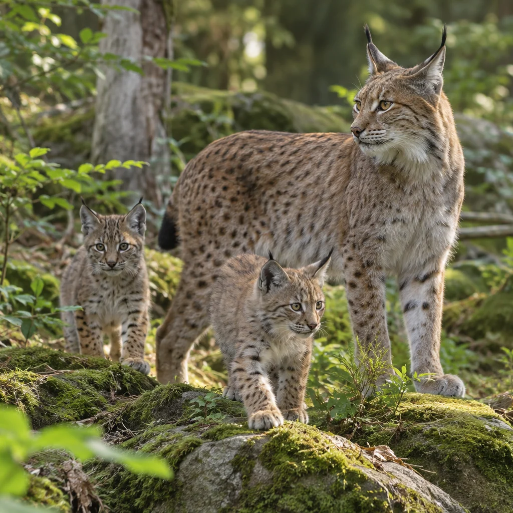 You are currently viewing Wiederansiedlung im Nationalpark Harz: Luchsin Rikki hat drei Kätzchen geboren